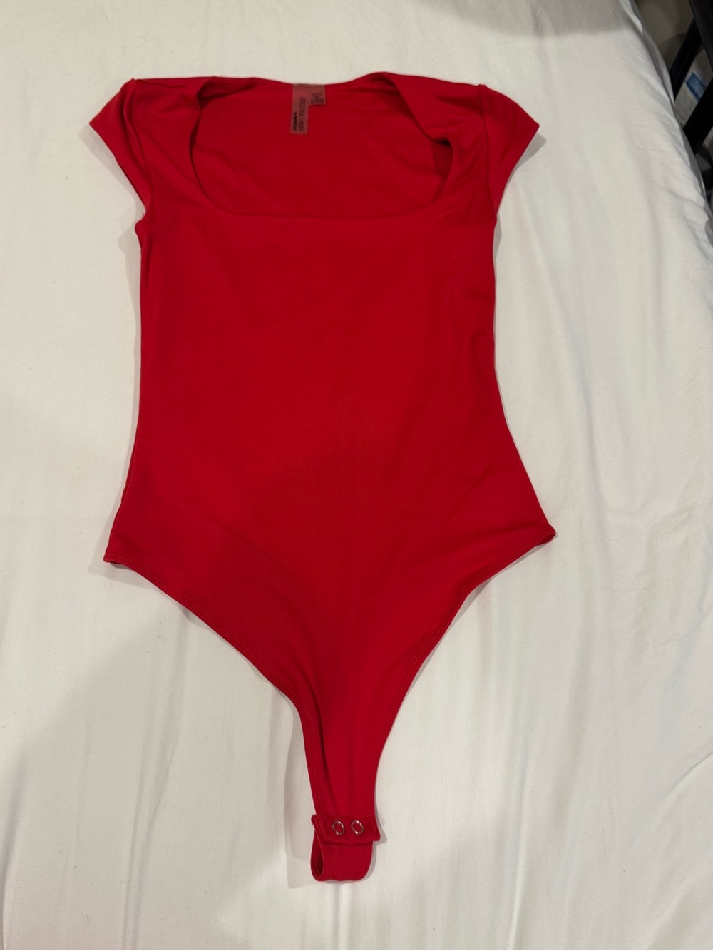 Women’s Red One-Piece Bodysuit - B